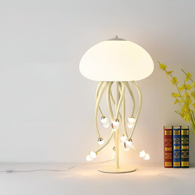 Zosilyra Whimsical Glass Jellyfish Table Lamp