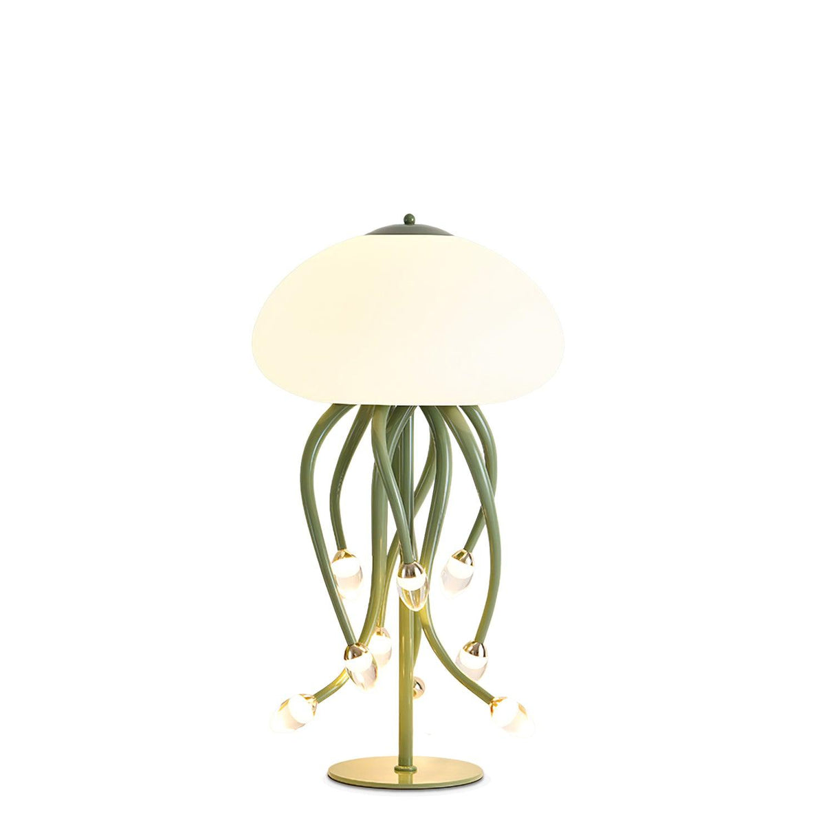 Zosilyra Whimsical Glass Jellyfish Table Lamp