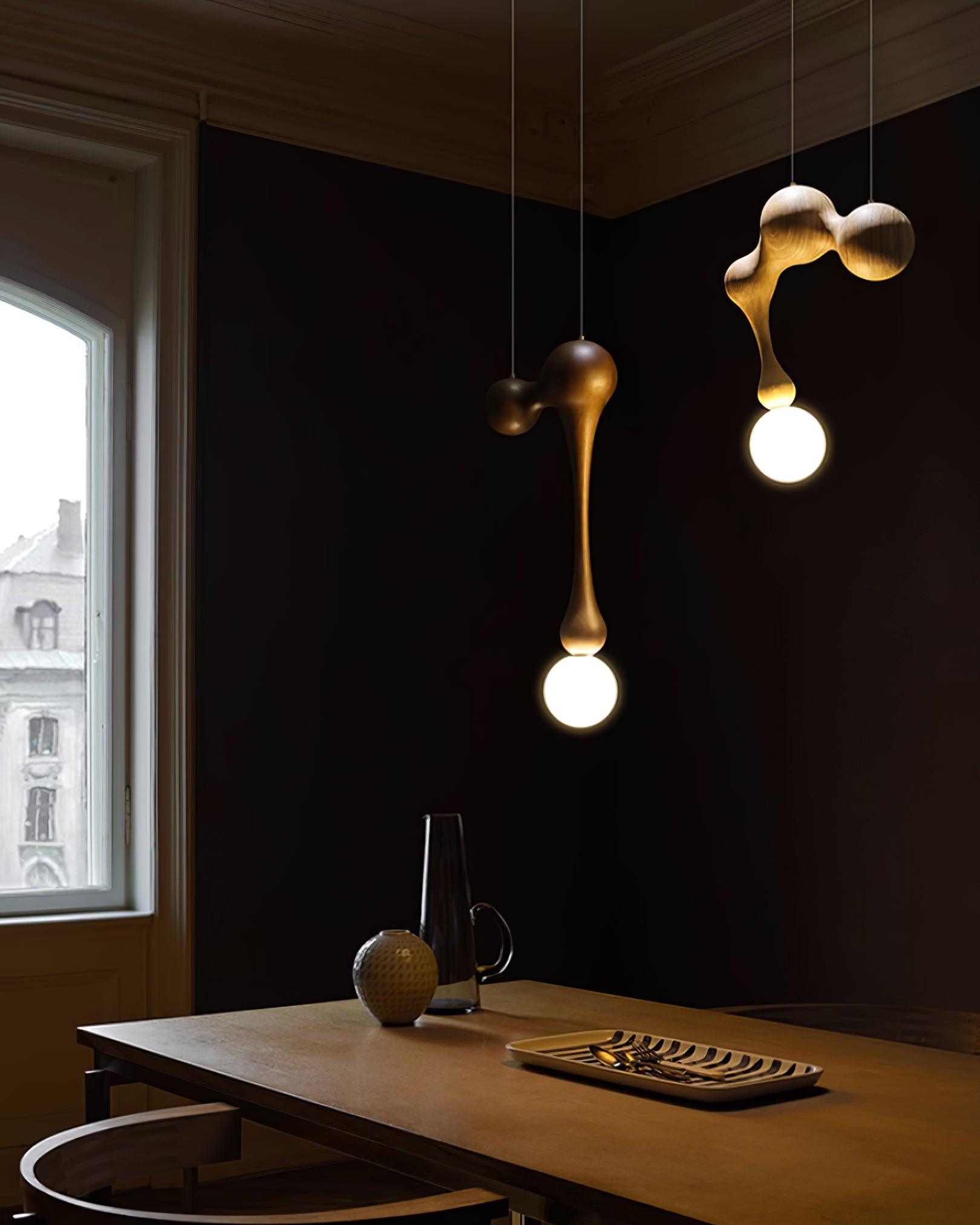 Hale Luxury Wood Pendant Light