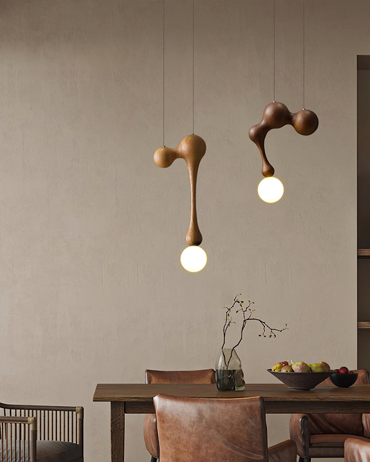 Hale Luxury Wood Pendant Light