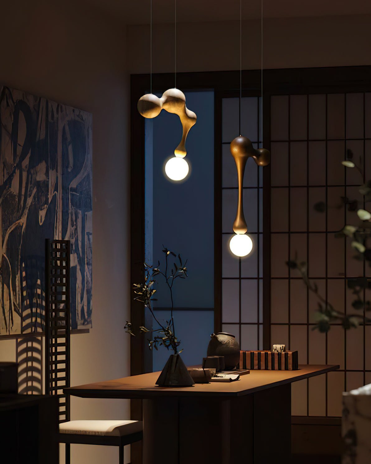 Hale Luxury Wood Pendant Light