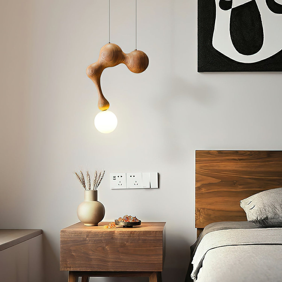 Hale Luxury Wood Pendant Light