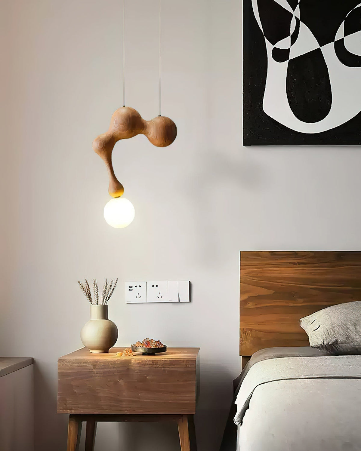 Hale Luxury Wood Pendant Light