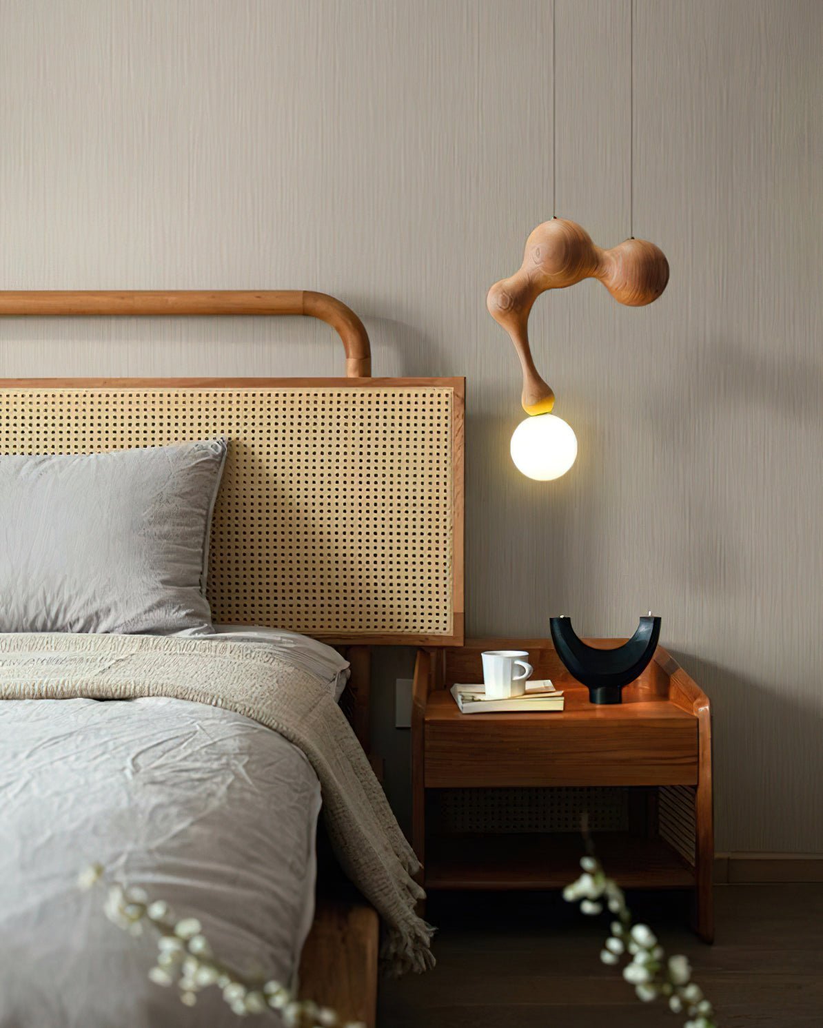 Hale Luxury Wood Pendant Light