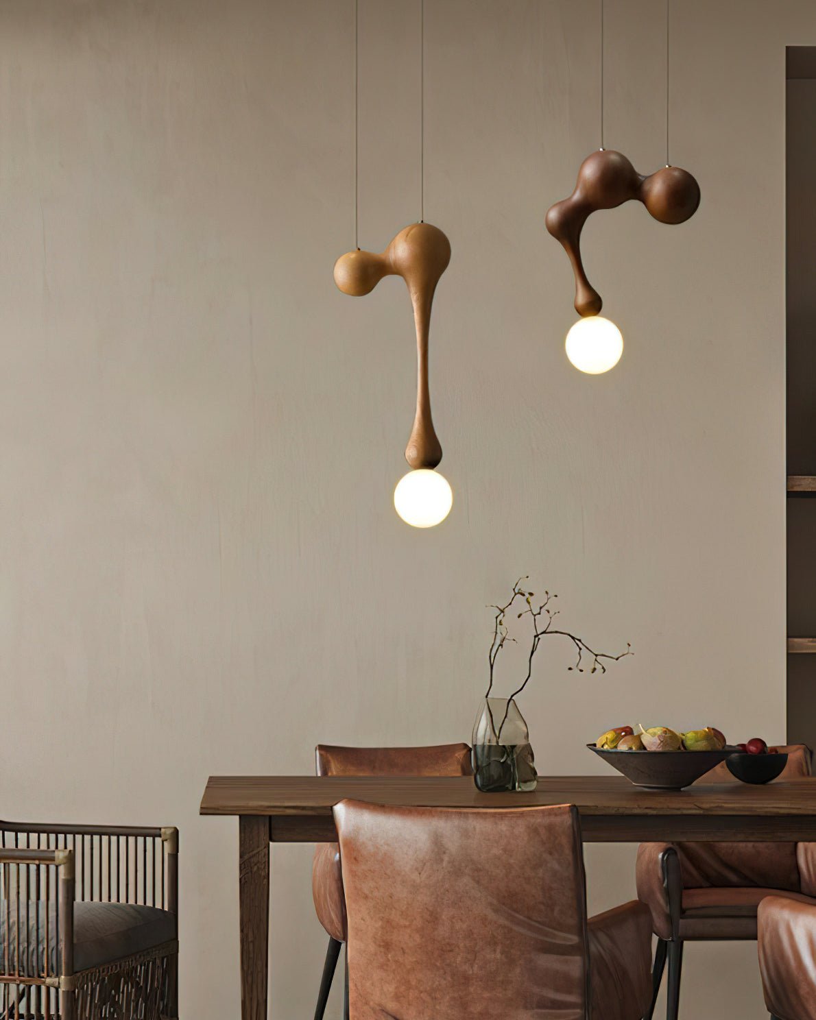 Hale Luxury Wood Pendant Light