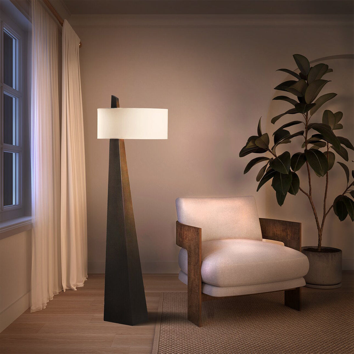 Renalise Obelisk Floor Lamp