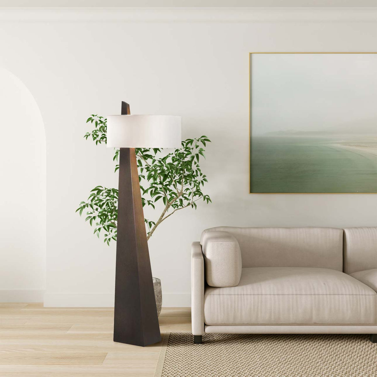Renalise Obelisk Floor Lamp