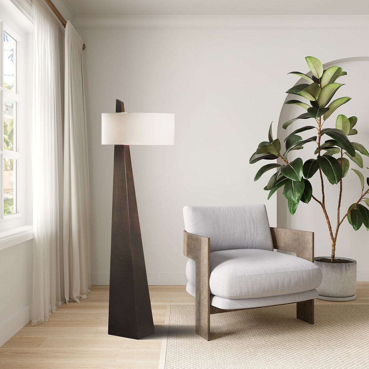 Renalise Obelisk Floor Lamp