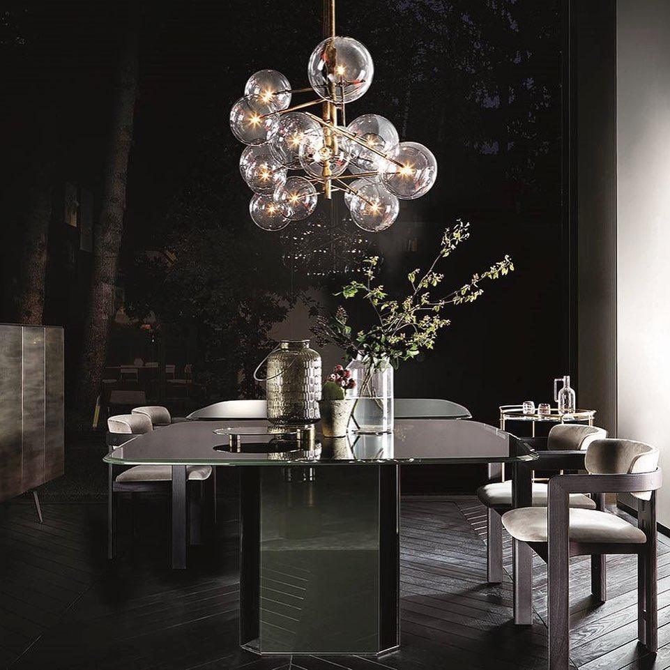 Aveno Chandelier LED Clear Crystal