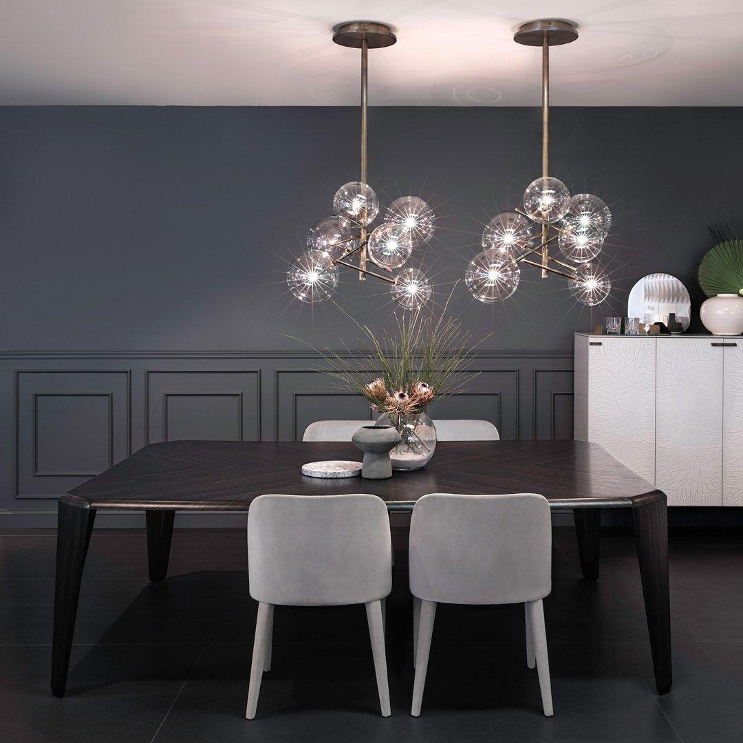 Aveno Chandelier LED Clear Crystal