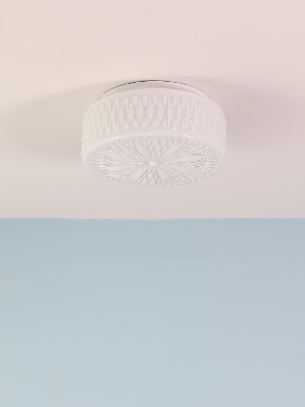 Lioriira Ceiling Lamp Glass Shade and Acrylic Modern Mooncake