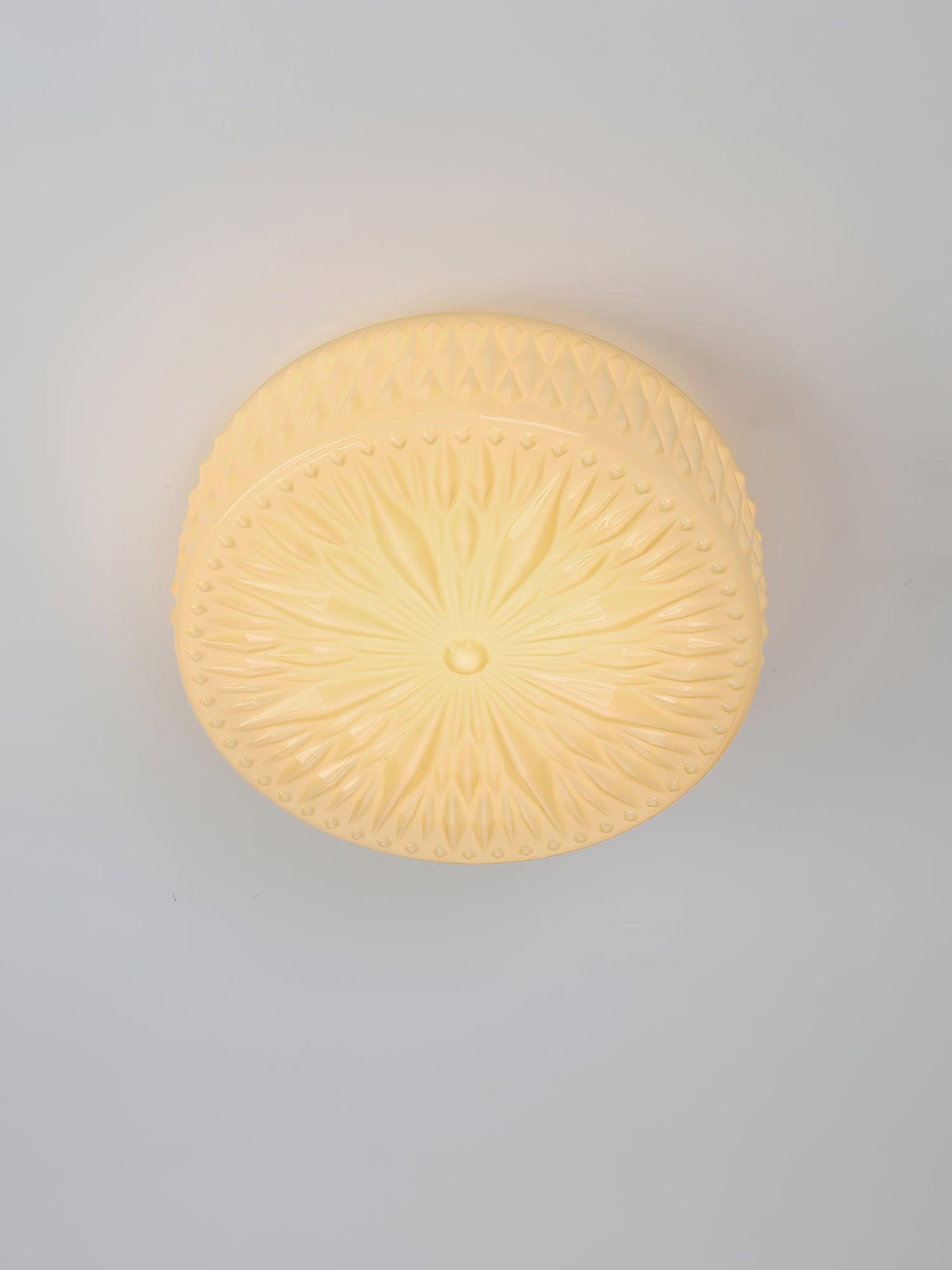 Lioriira Ceiling Lamp Glass Shade and Acrylic Modern Mooncake
