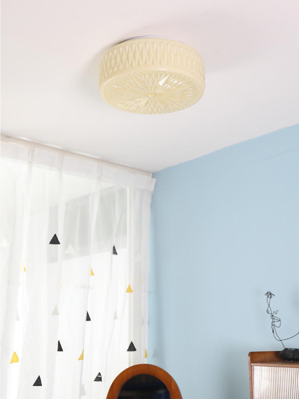 Lioriira Ceiling Lamp Glass Shade and Acrylic Modern Mooncake