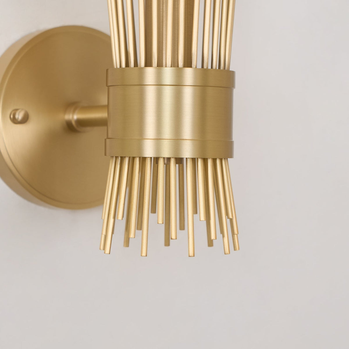 Thresher Postmodern Luxury Candle Brass Wall Light