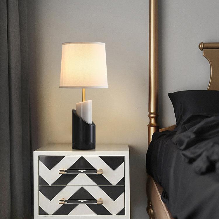 Crest Contemporary Brass Table Lamp