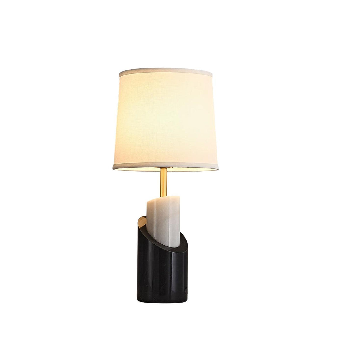 Crest Contemporary Brass Table Lamp