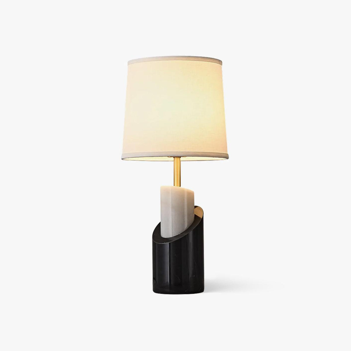 Crest Contemporary Brass Table Lamp