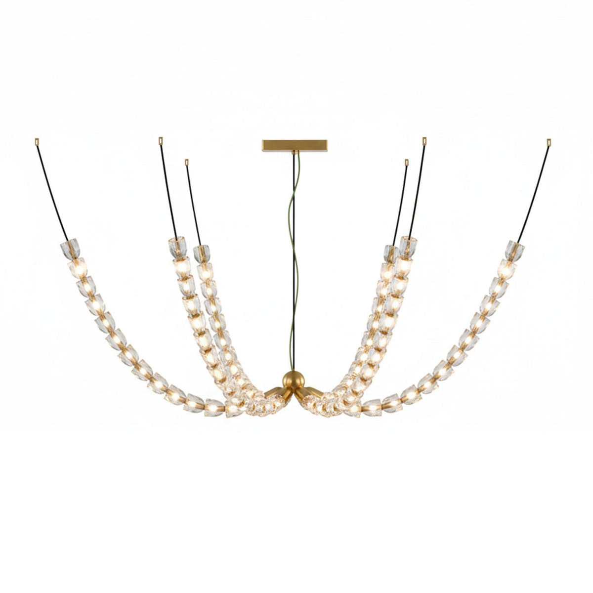 Nexus Gold  Crystal Chandelier