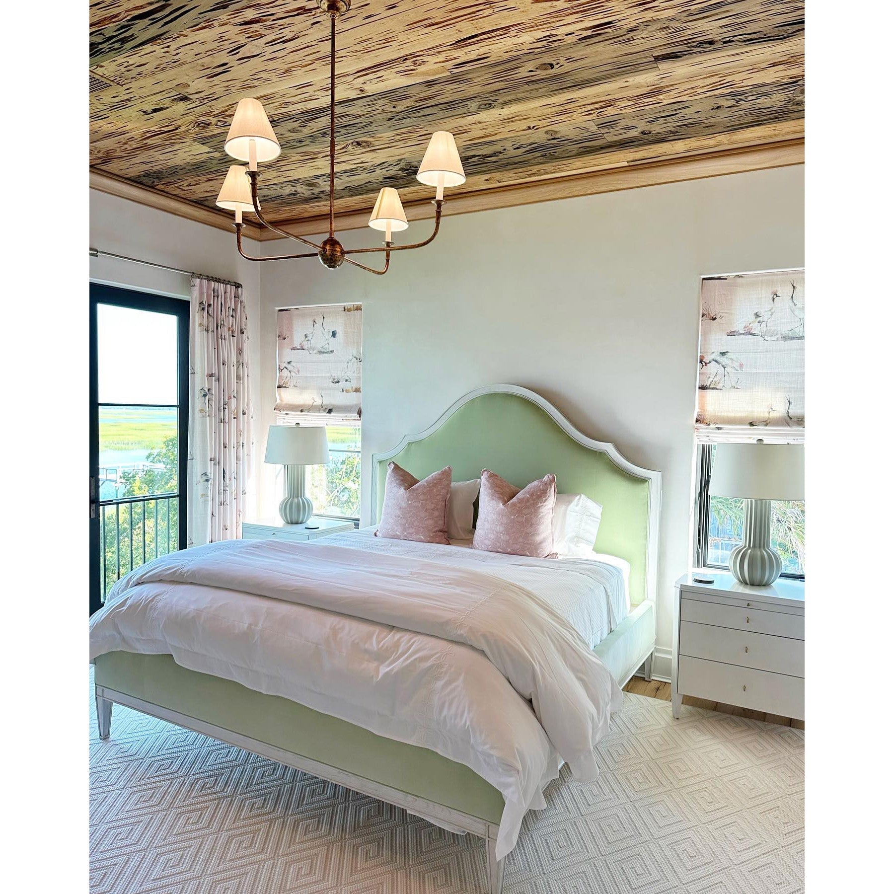Arthaila Vintage Industrial Grande Fabric Chandelier - Neutral Decor