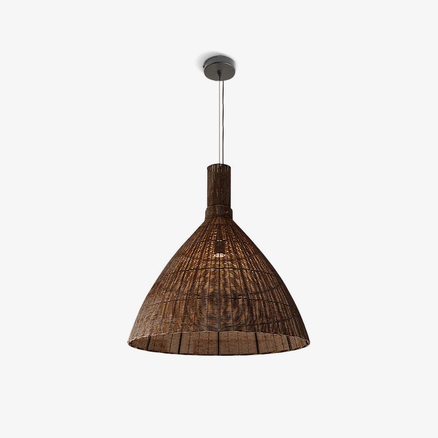 Dsplen Art Natural Rattan Pendant Light