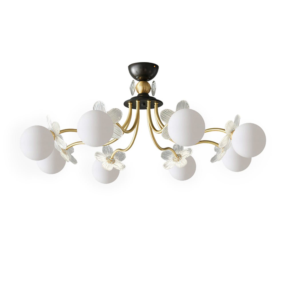 Orlaeila Art Blossom Flower Glass Chandelier