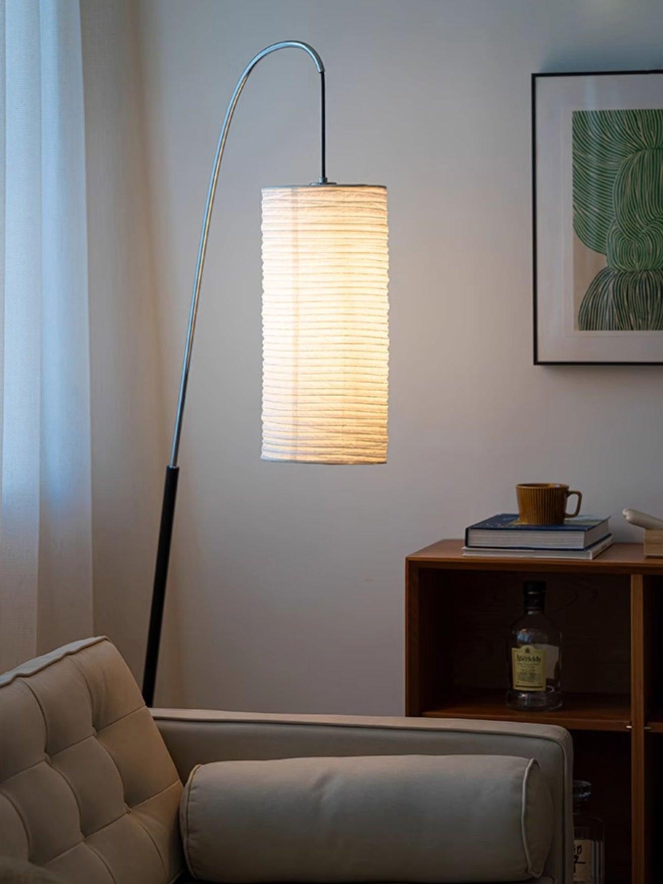 Polvin Contemporary Paper Floor Lamp