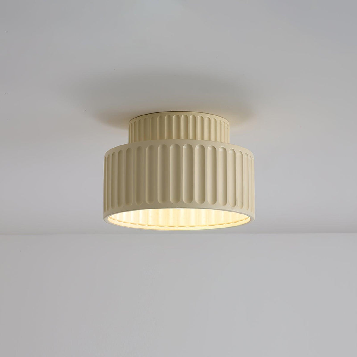 Lucaraine Ceiling Lamp with Pleated Acrylic Shade