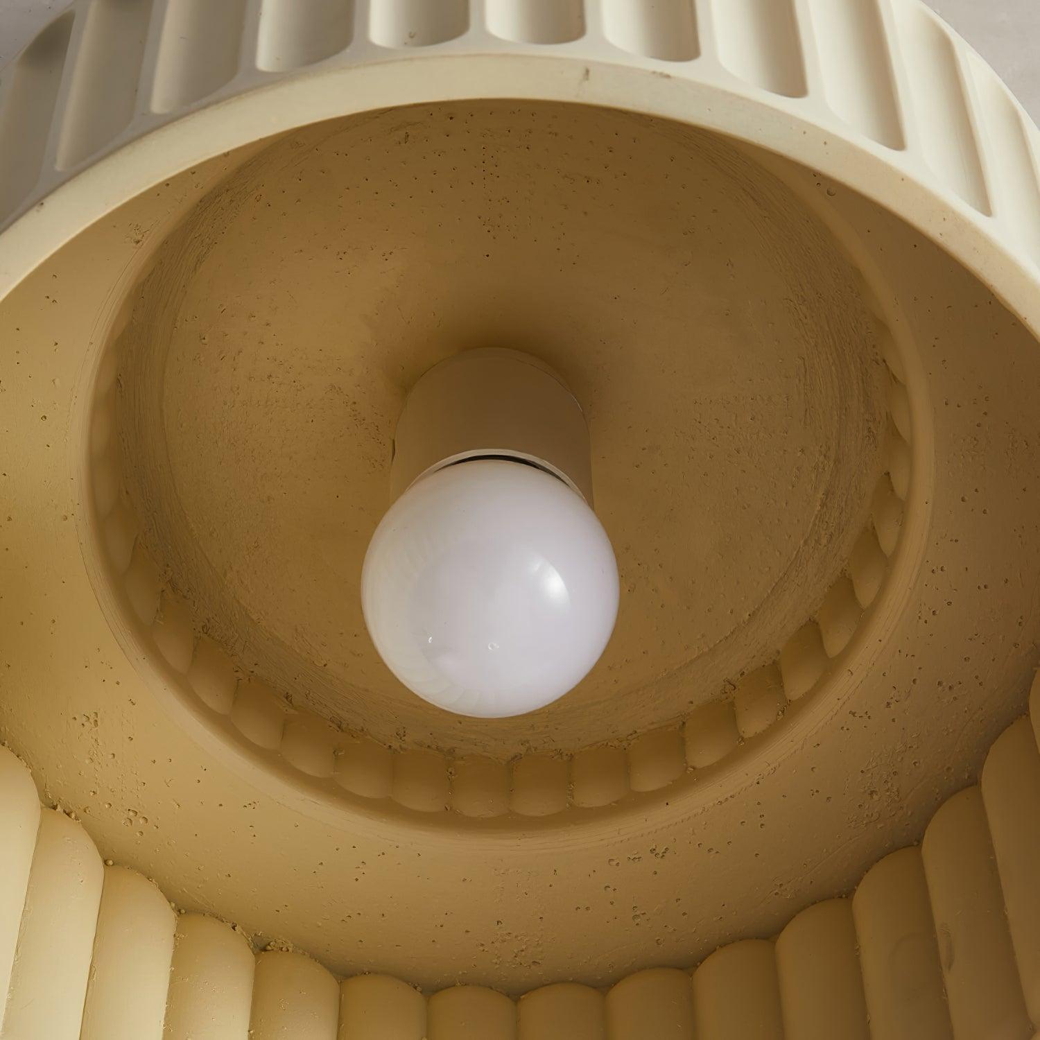 Lucaraine Ceiling Lamp with Pleated Acrylic Shade
