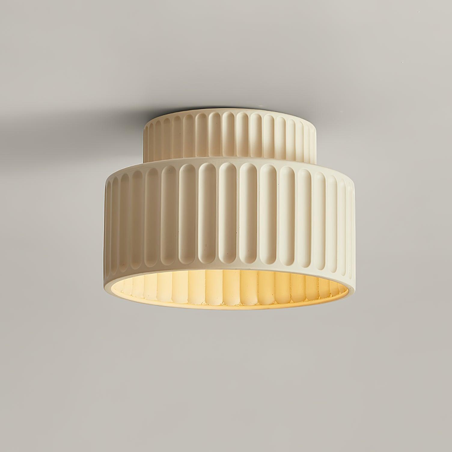 Lucaraine Ceiling Lamp with Pleated Acrylic Shade