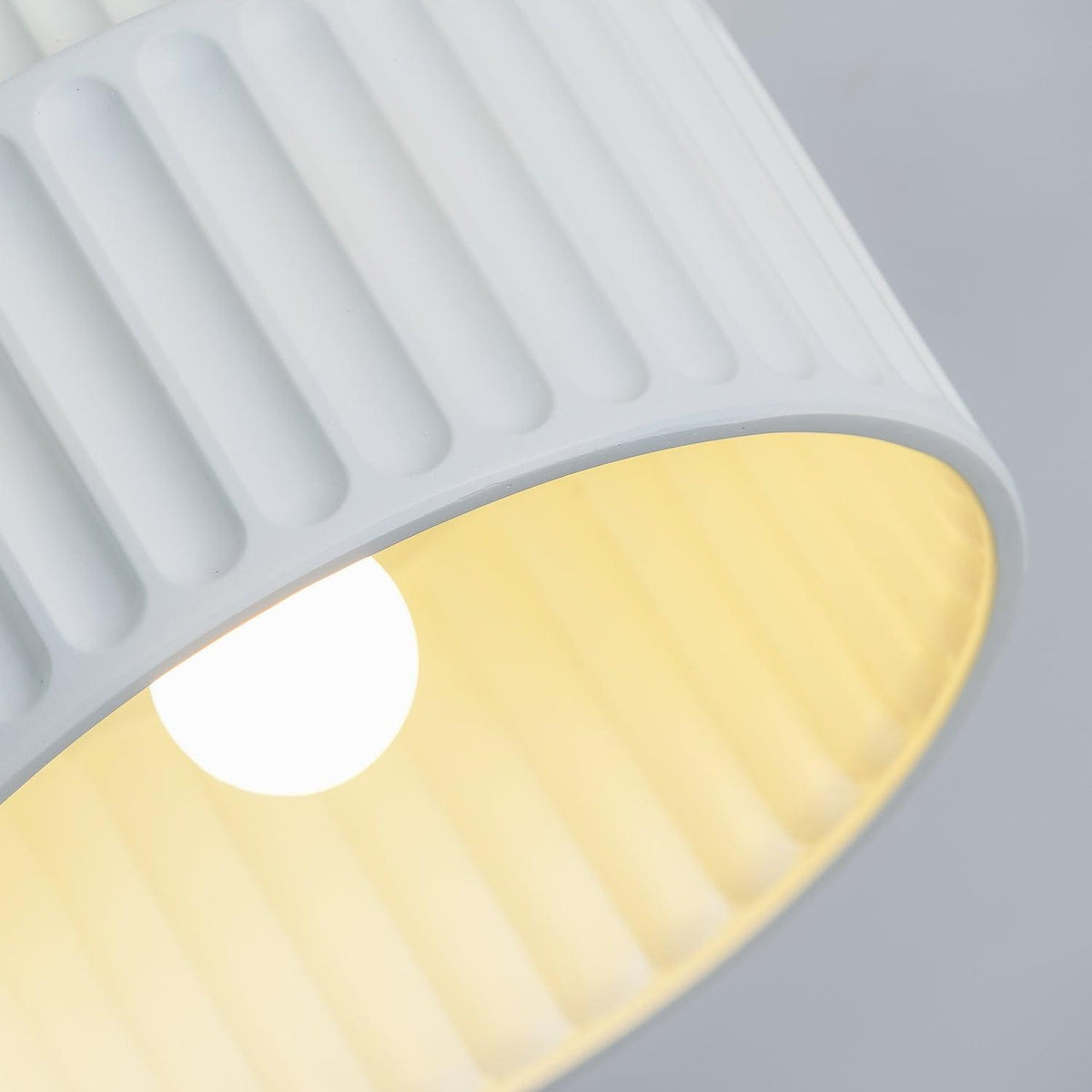Lucaraine Ceiling Lamp with Pleated Acrylic Shade