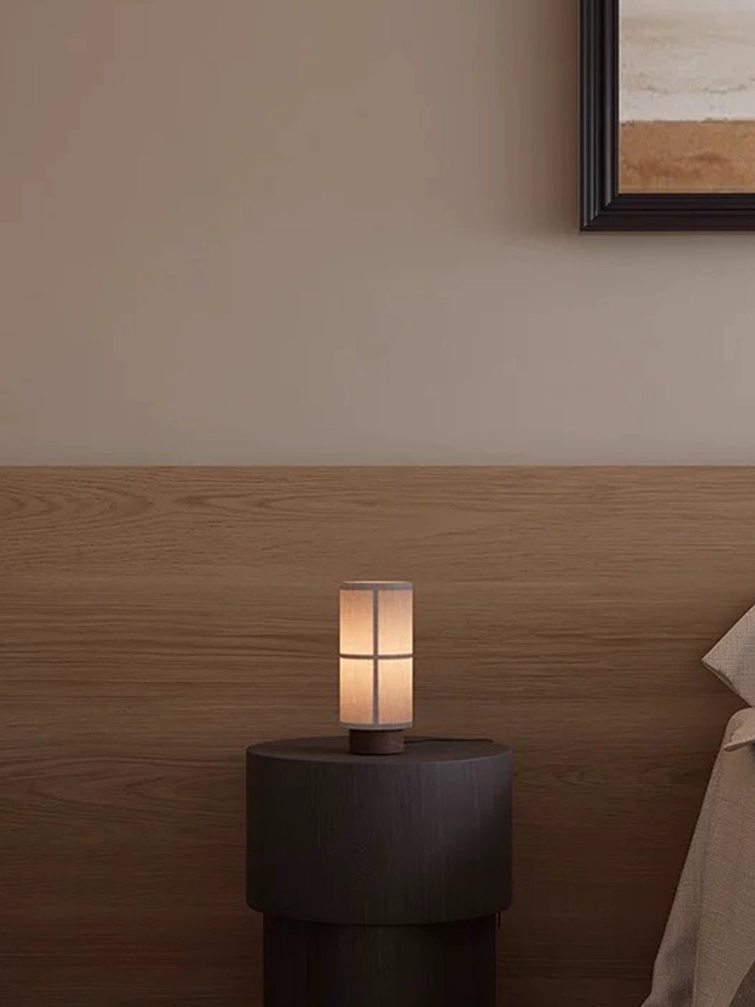 Lior Minimalist Fabric Table Lamp