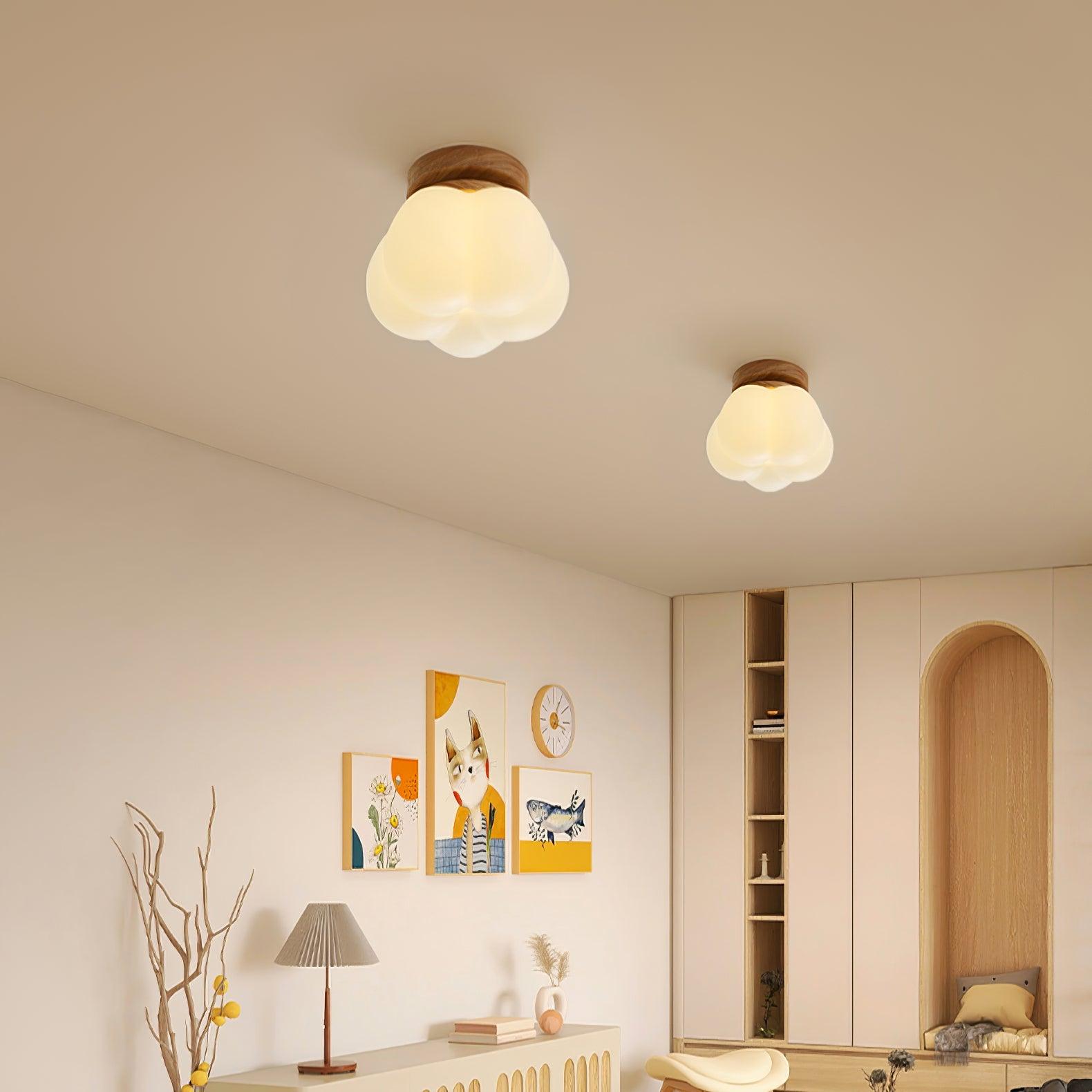 Vontes Nordic Art Flower Mini Ceiling Lamp