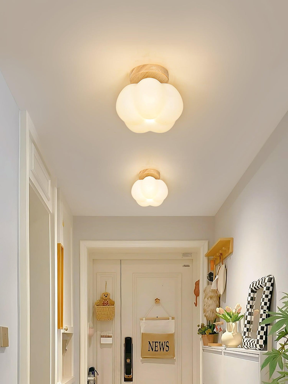 Vontes Nordic Art Flower Mini Ceiling Lamp