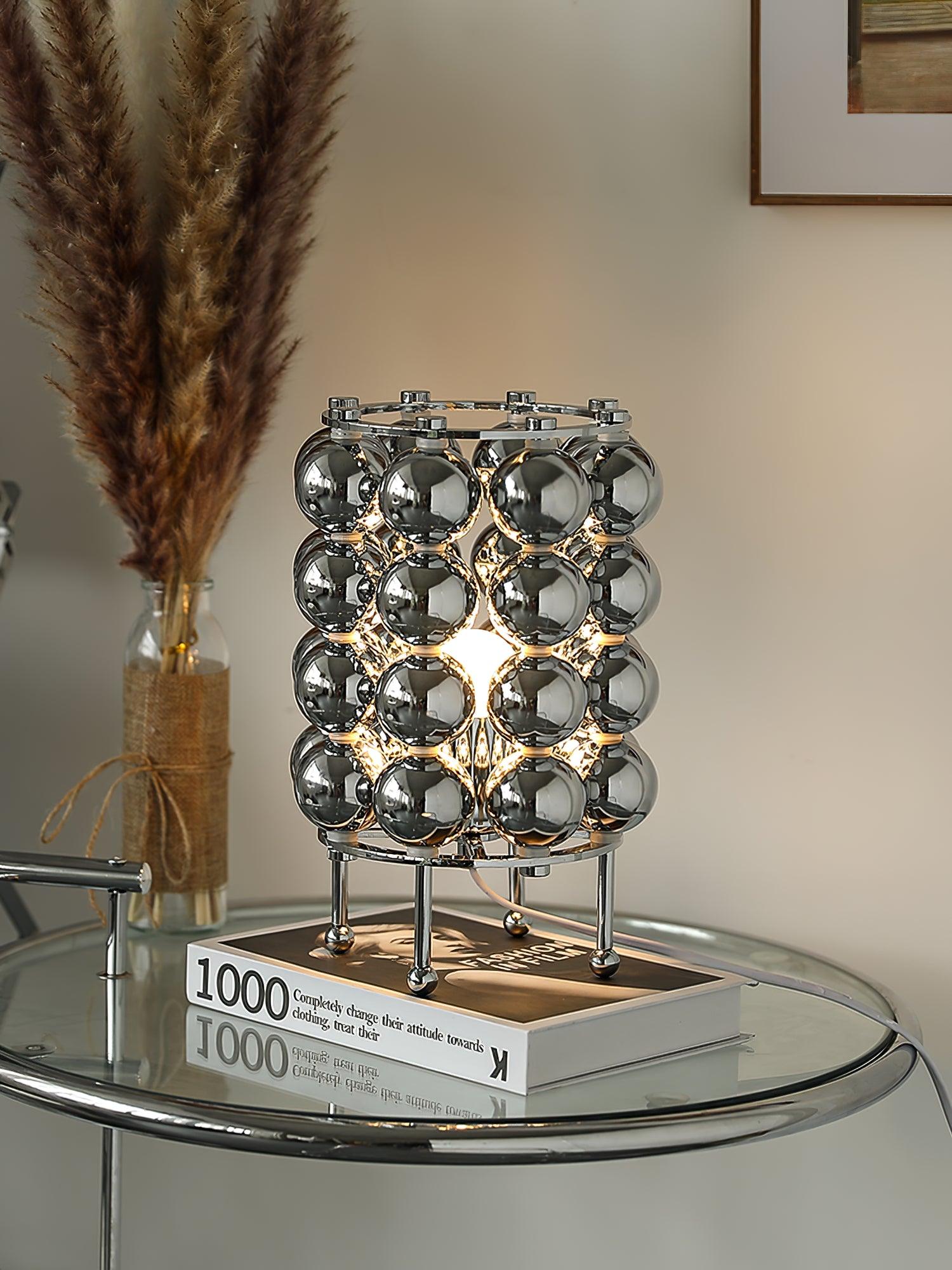 Lirra Steel Futuristic Table Lamp