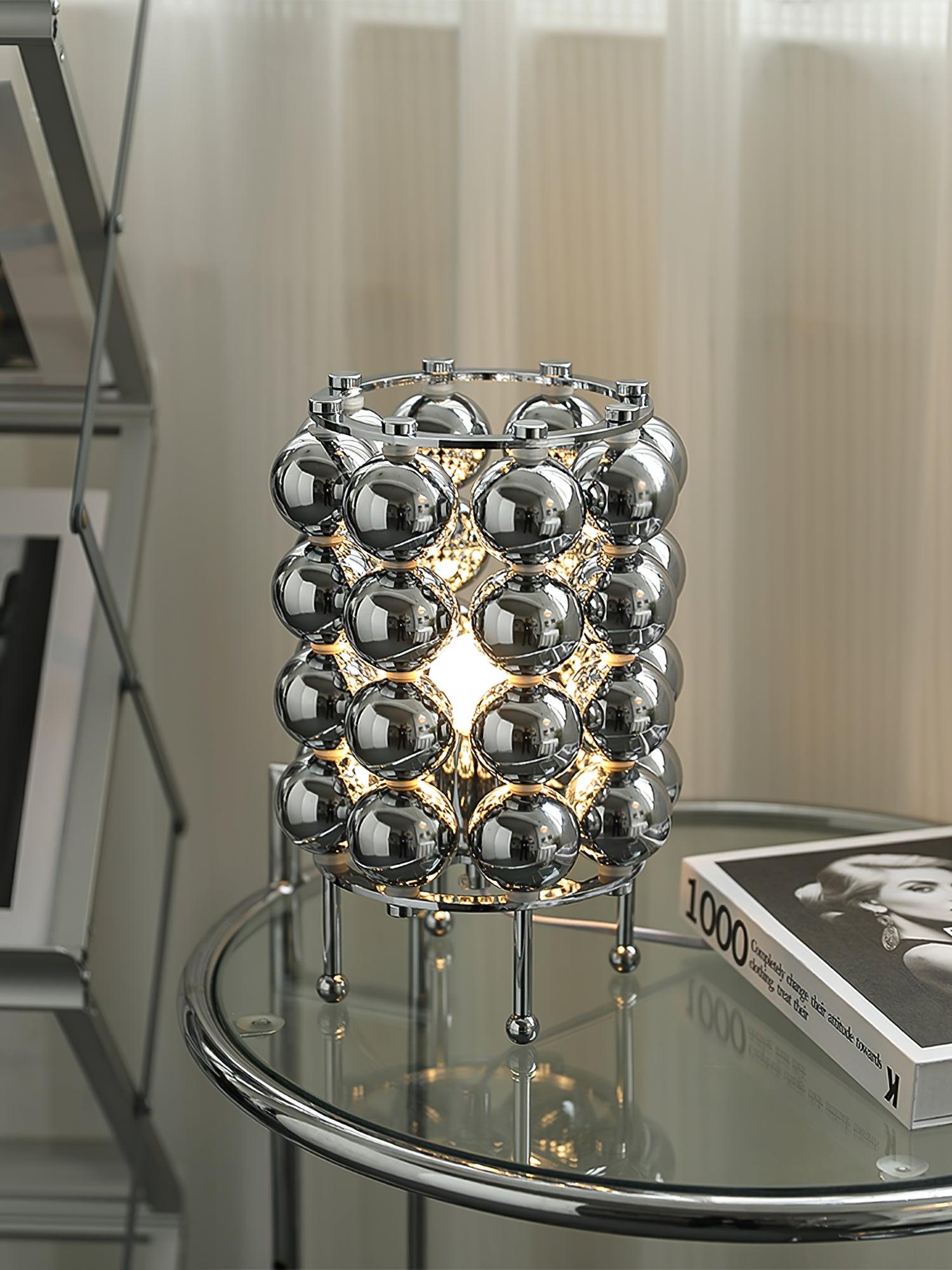 Lirra Steel Futuristic Table Lamp