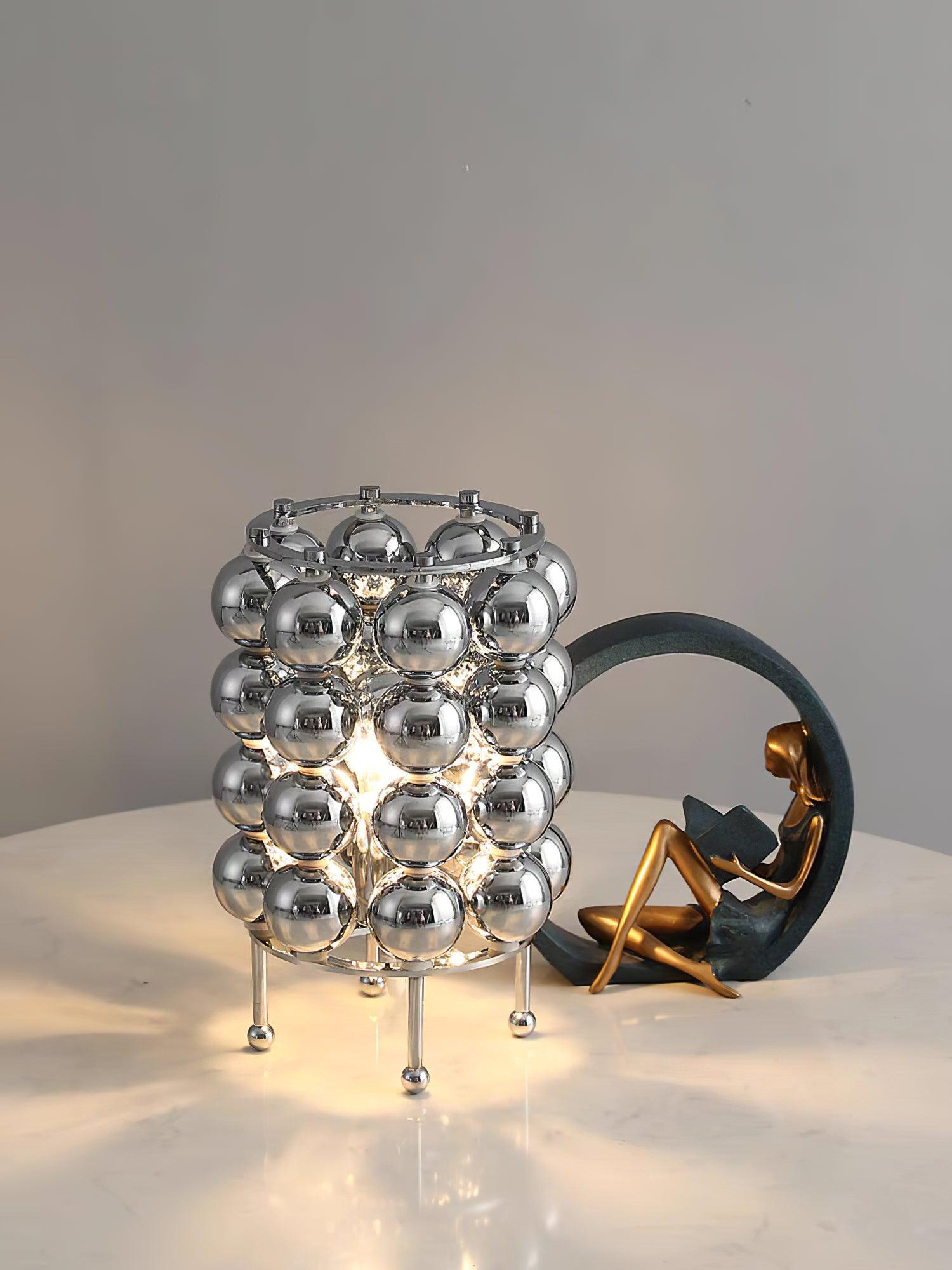 Lirra Steel Futuristic Table Lamp