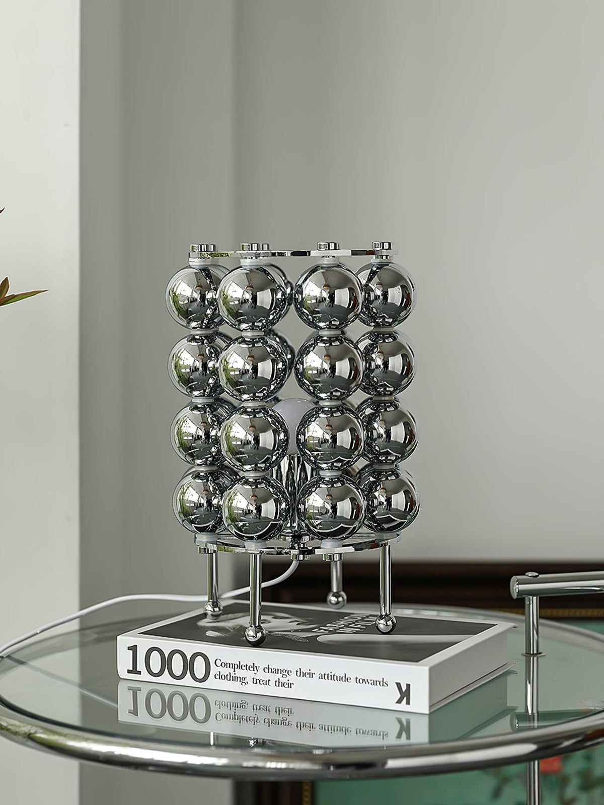 Lirra Steel Futuristic Table Lamp