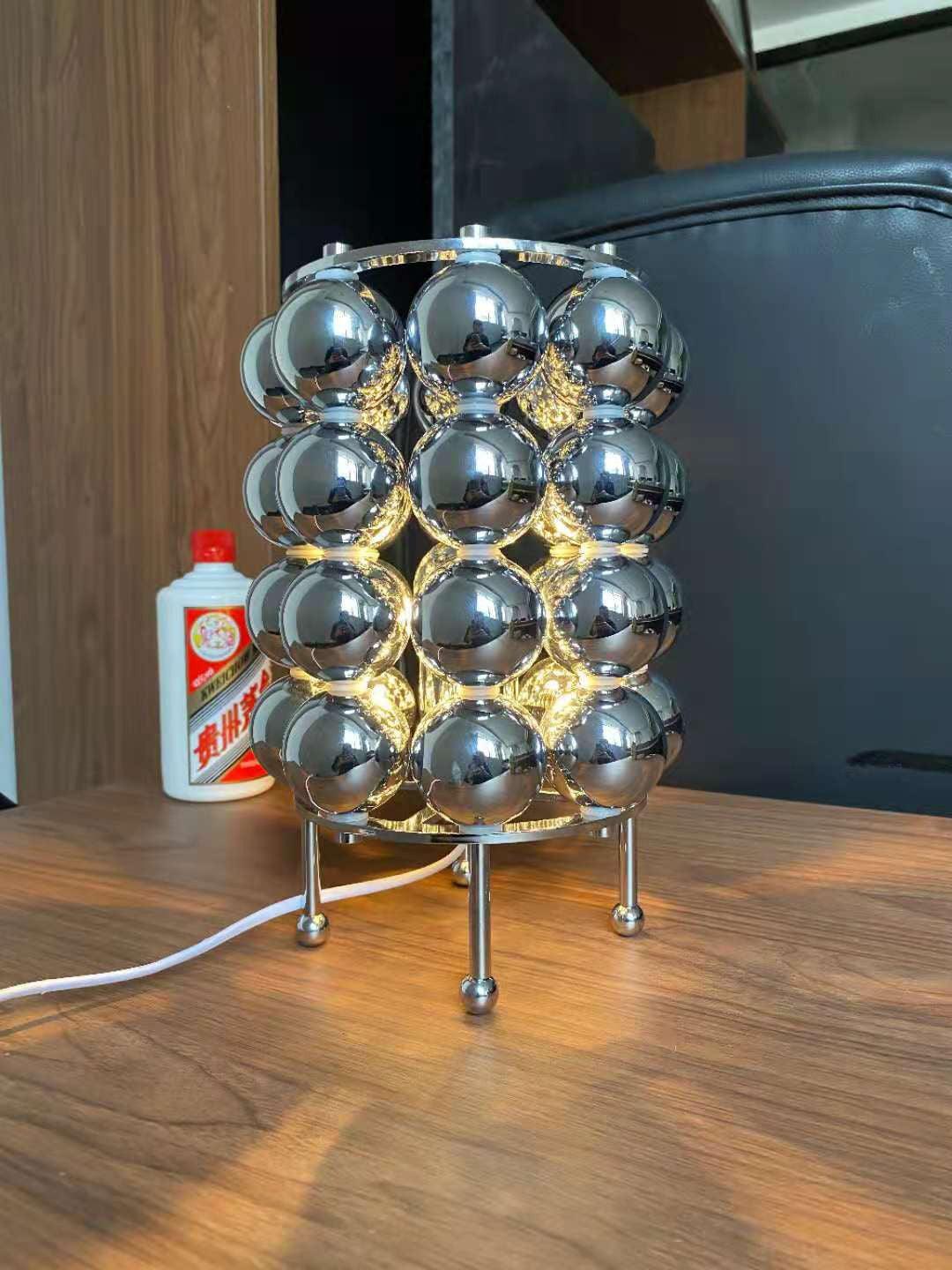 Lirra Steel Futuristic Table Lamp