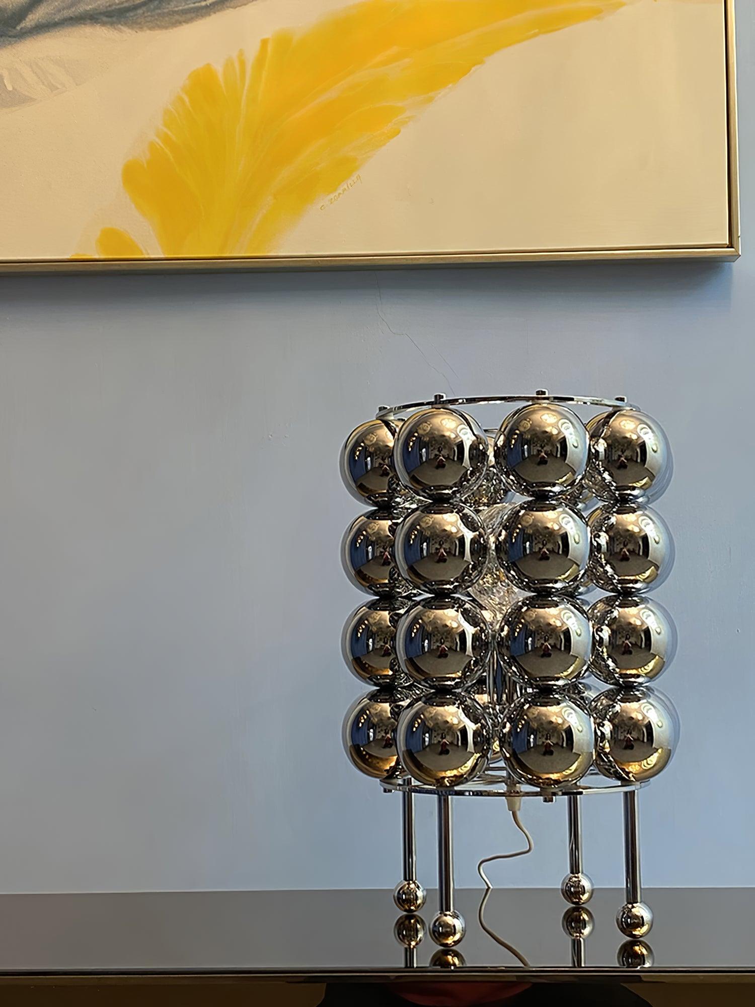 Lirra Steel Futuristic Table Lamp