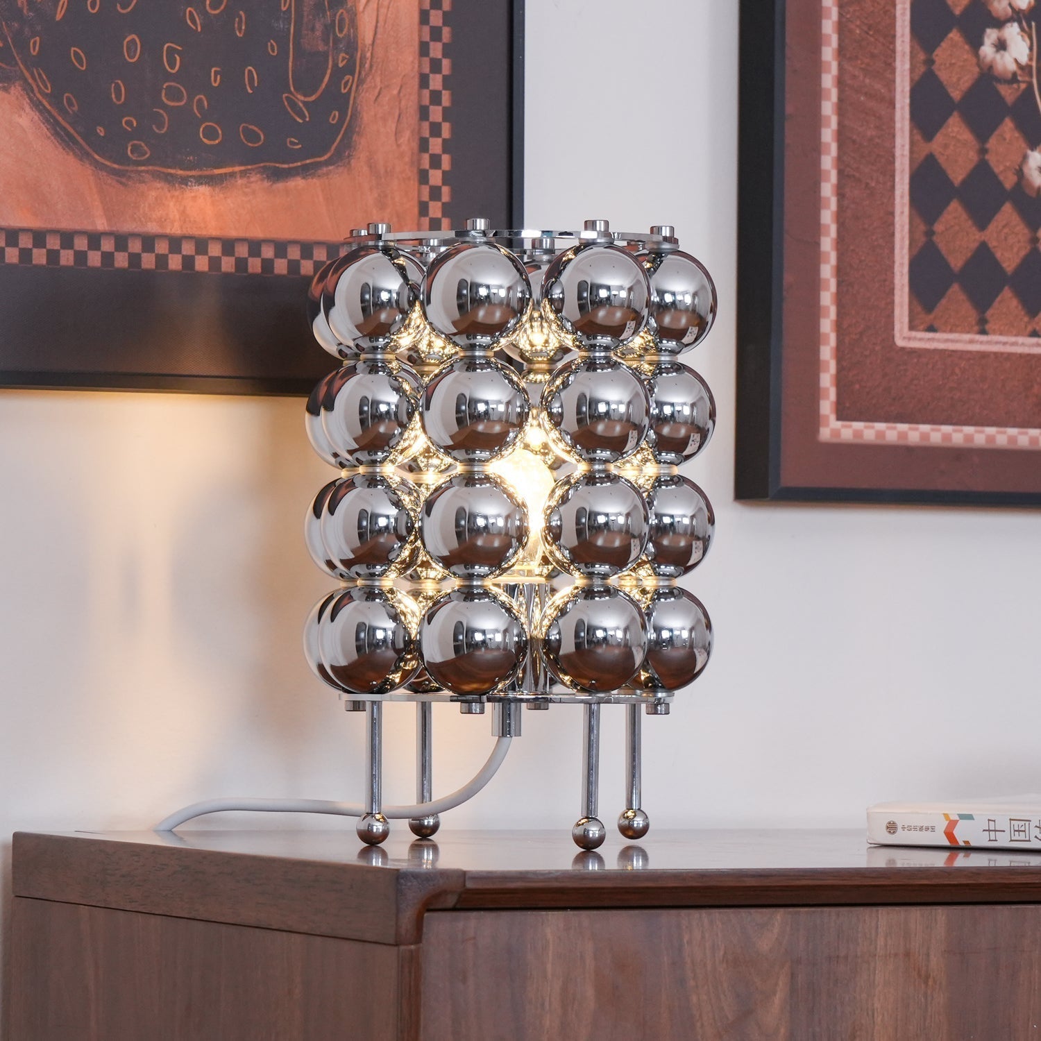 Lirra Steel Futuristic Table Lamp
