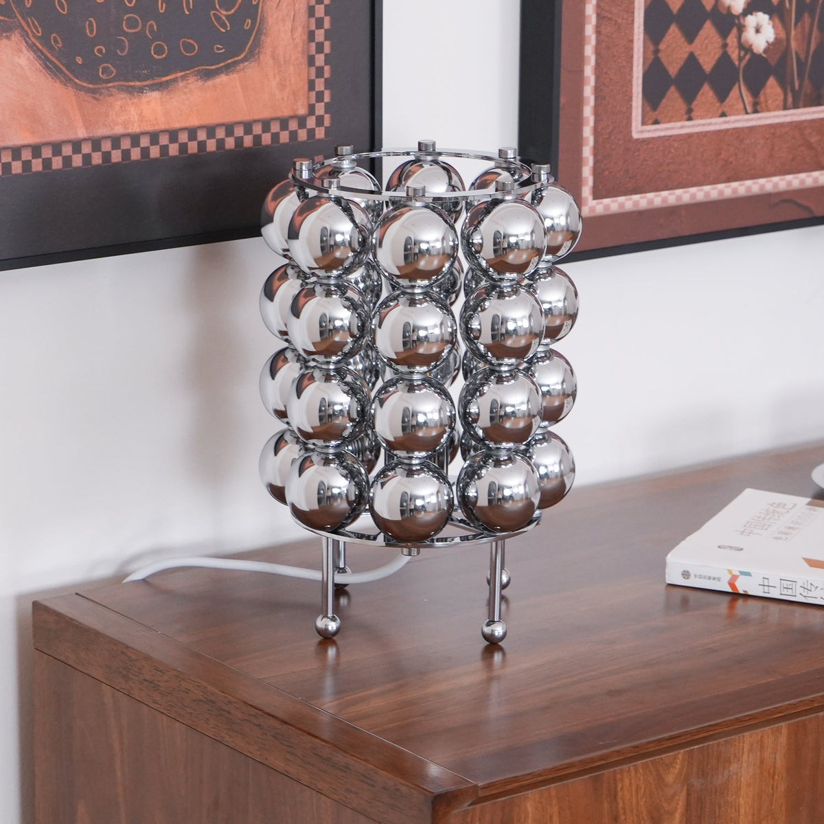 Lirra Steel Futuristic Table Lamp