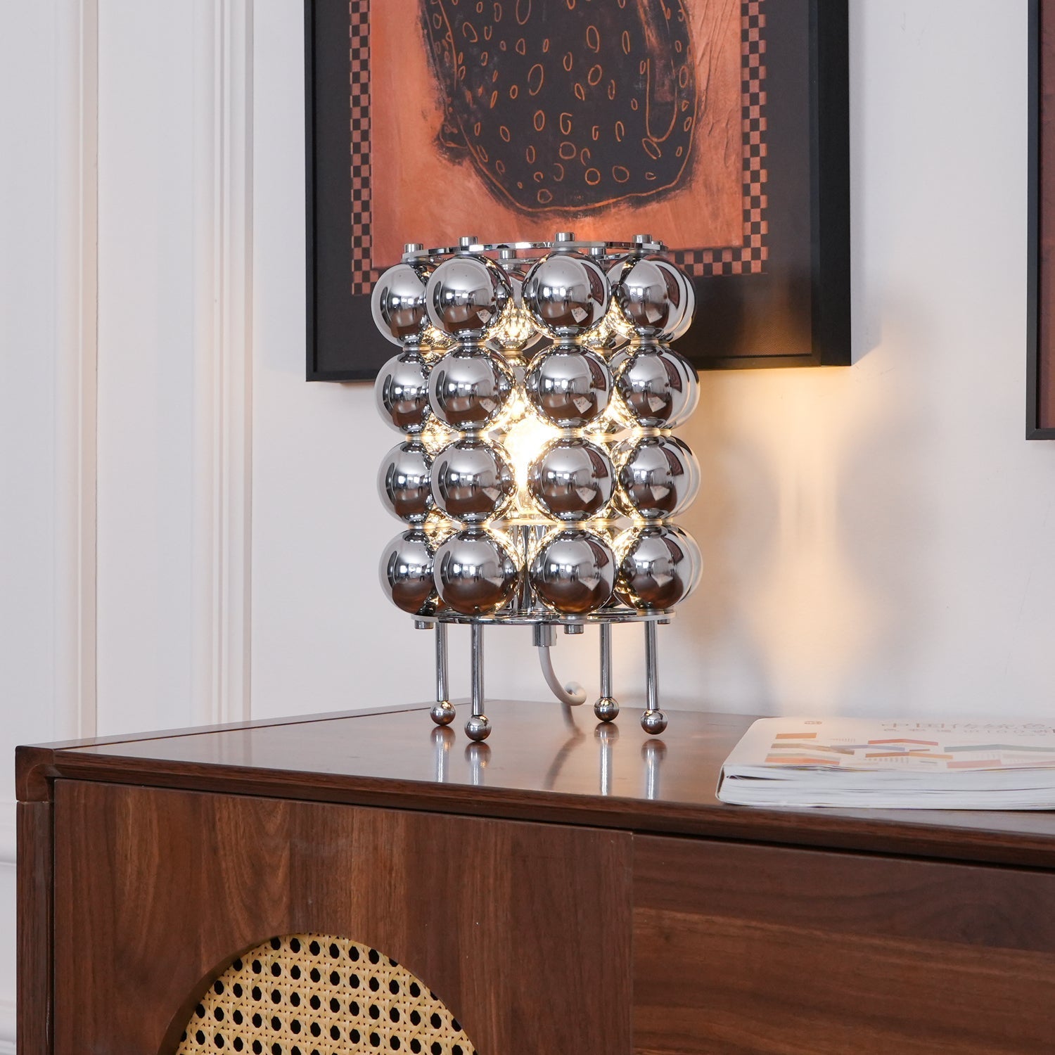 Lirra Steel Futuristic Table Lamp