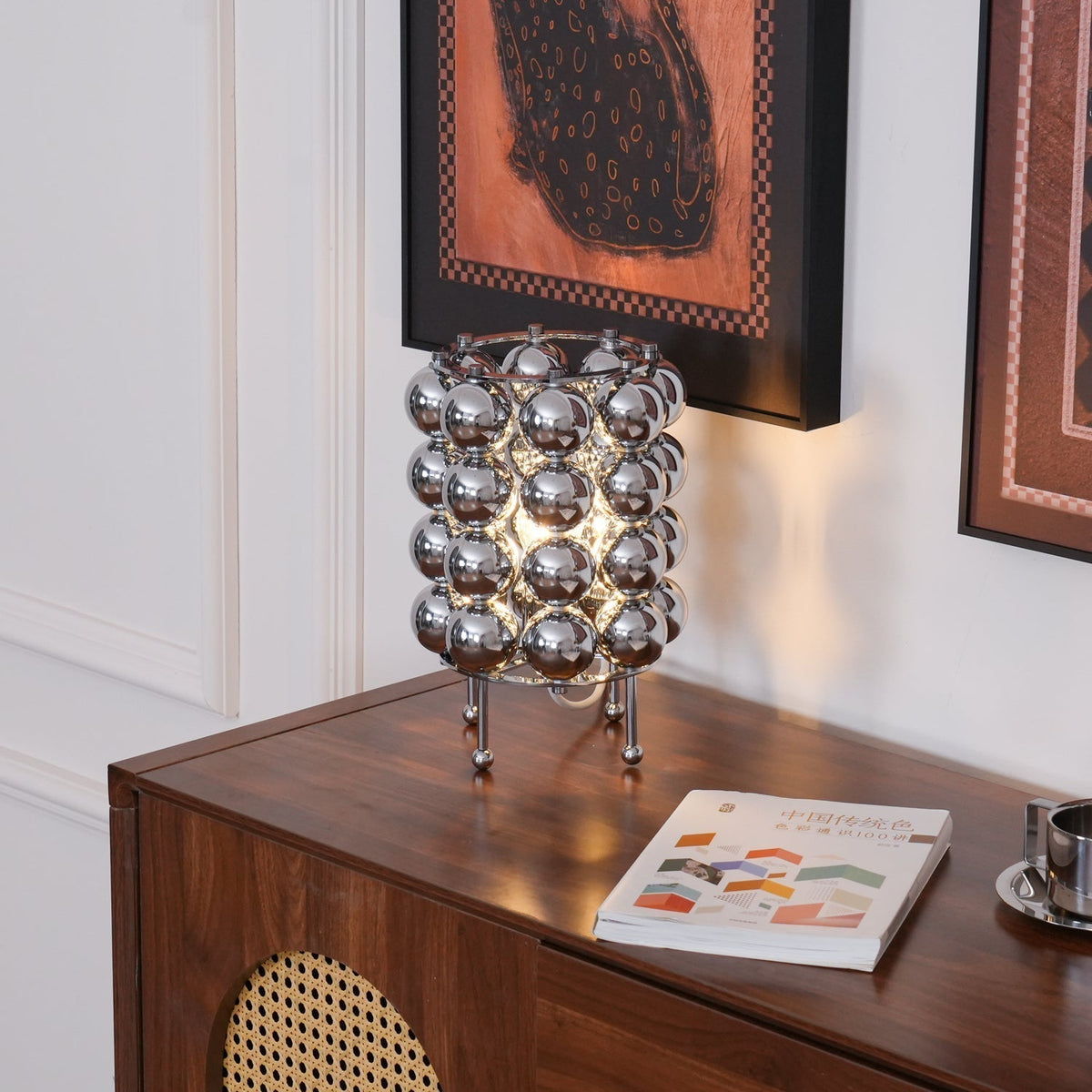 Lirra Steel Futuristic Table Lamp