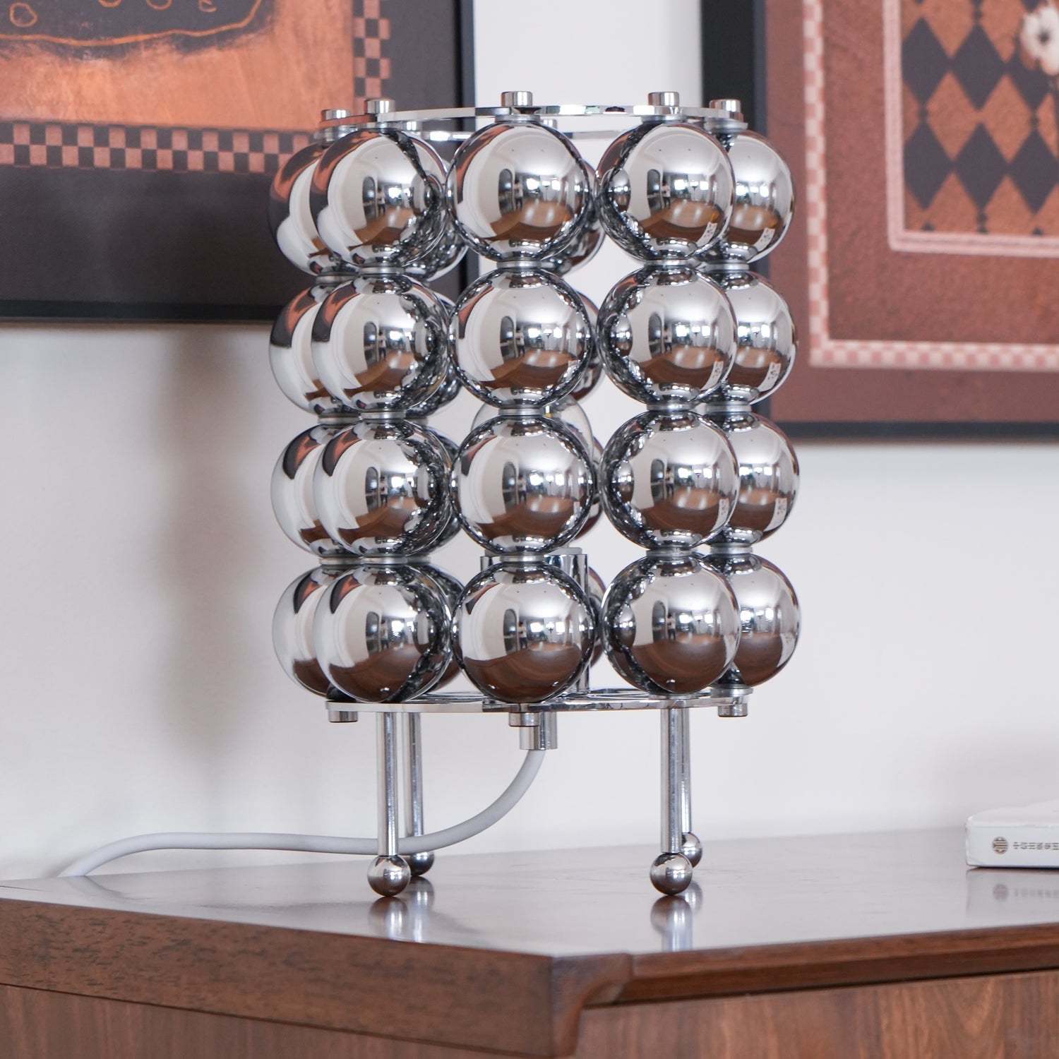 Lirra Steel Futuristic Table Lamp
