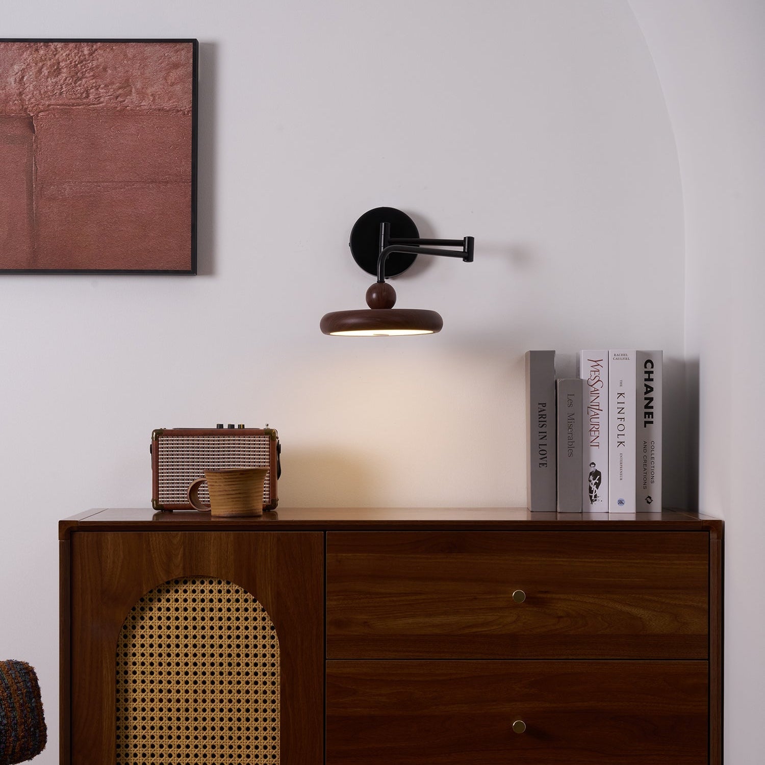 Nella Wooden Wall Light - Neutral Decor