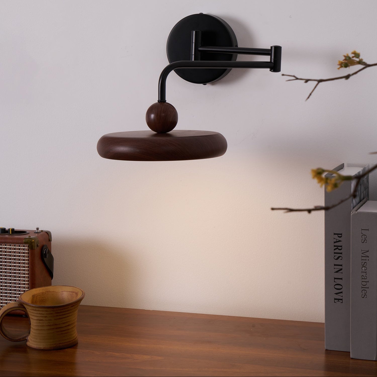 Nella Wooden Wall Light - Neutral Decor