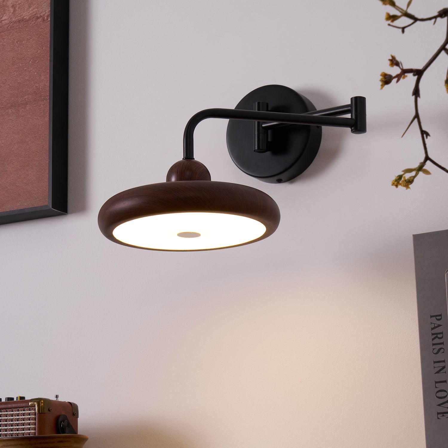 Nella Wooden Wall Light - Neutral Decor
