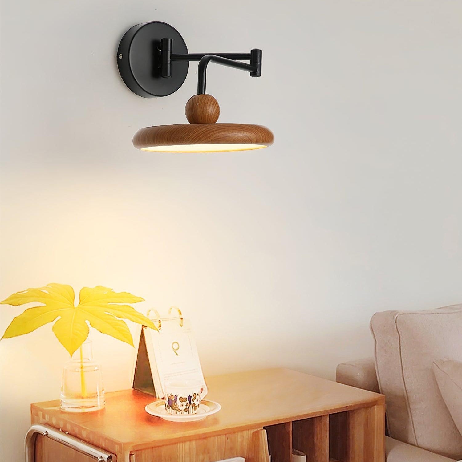 Nella Wooden Wall Light - Neutral Decor