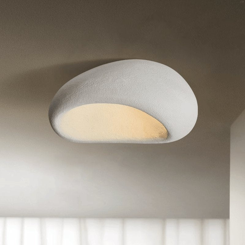 Arlena Ceiling Lamp with Japanese Wabi-Sabi Moon