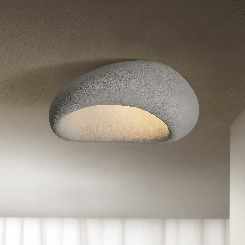 Arlena Ceiling Lamp with Japanese Wabi-Sabi Moon